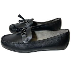 AEROSOLES Deanna Driving Style Loafers - Women's 8W - Black